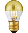 E27 4W dimmbare LED Kerzenlampe - Kopfverspiegelt gold, G45, 2500K