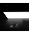 120x30 Backlight LED-Panel, 40W - 120lm/W, CREE-Chip, 6 Jahre Garantie, weißer Rahmen