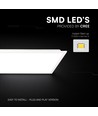 120x30 Backlight LED-Panel, 40W - 120lm/W, CREE-Chip, 6 Jahre Garantie, weißer Rahmen