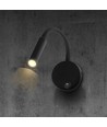 V-Tac 3W LED Bettlampe - CREE Chip, Schwarz, Wandleuchte, Warmweiß