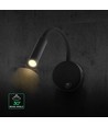 V-Tac 3W LED Bettlampe - CREE Chip, Schwarz, Wandleuchte, Warmweiß
