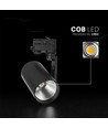 V-Tac 35W 3-Phasen LED Schienenstrahler - Schwarz, 3000K, CREE Chip, 6 Jahre Garantie