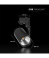 V-Tac 35W 3-Phasen LED-Schienenstrahler - CREE Chip, 6400K, schwarz, 6 Jahre Garantie