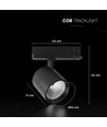V-Tac 30W 3-Phasen LED Schienenstrahler - CREE Chip, Schwarz, 4000K, 6 Jahre Garantie