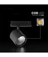 V-Tac 36W 3-Phasen LED Schienenstrahler - CREE Chip, Schwarz, 3000K, 6 Jahre Garantie