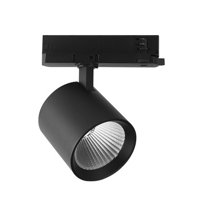 36W 3-Phasen LED Schienenstrahler - CREE Chip, Schwarz, 6400K, 6 Jahre Garantie