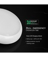 V-Tac LED-Deckenleuchte 8W/16W/20W mit Sensor & Notlicht - 135lm/W, IP54, CCT 3-in-1, Bulkhead, Cree Chip