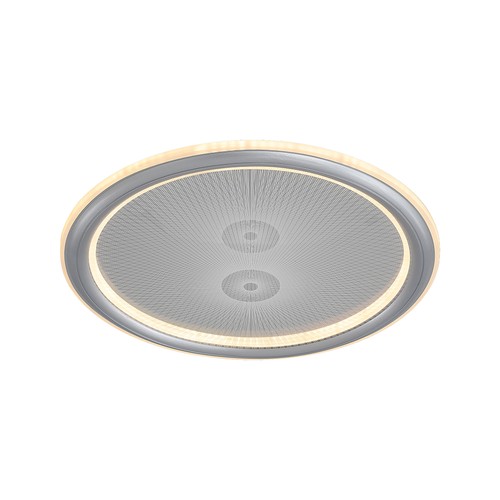 V-Tac 50W LED Deckenleuchte dimmbar - CCT 3-in-1, Grau, inkl. Fernbedienung