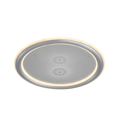 V-Tac 50W LED Deckenleuchte dimmbar - CCT 3-in-1, Grau, inkl. Fernbedienung