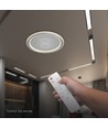 V-Tac 50W LED Deckenleuchte dimmbar - CCT 3-in-1, Grau, inkl. Fernbedienung
