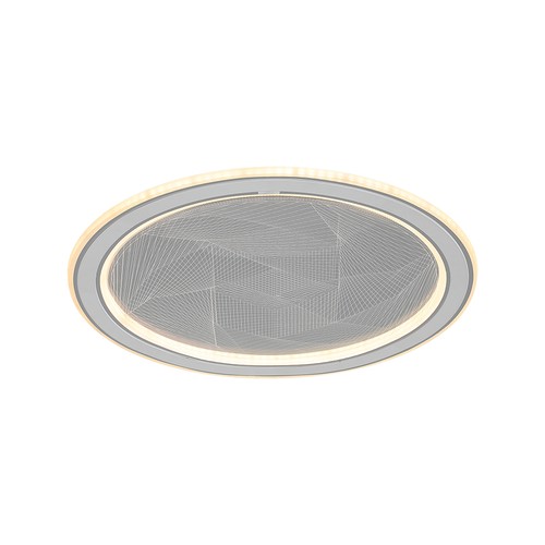 50W LED Deckenleuchte - CCT, dimmbar, Grau, inkl. Fernbedienung