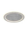 50W LED Deckenleuchte - CCT, dimmbar, Grau, inkl. Fernbedienung