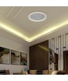 50W LED Deckenleuchte - CCT, dimmbar, Grau, inkl. Fernbedienung