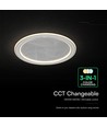 50W LED Deckenleuchte - CCT, dimmbar, Grau, inkl. Fernbedienung