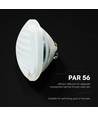 V-Tac 8W PAR56 LED Pool-Leuchtmittel - IP68, 6500K, Kaltweiß