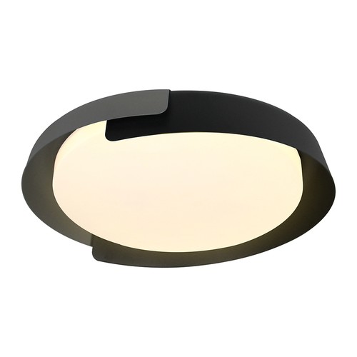48W LED Deckenleuchte mit Fernbedienung - 3-in-1 CCT, dimmbar, Ø50cm, schwarz/grau
