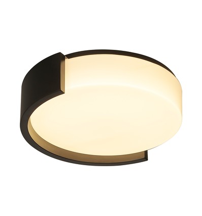 45cm LED Deckenleuchte 48W - 3-in-1 CCT, dimmbar, Schwarz, inkl. Fernbedienung
