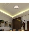 V-Tac 30W/60W/30W LED-Deckenleuchte mit Fernbedienung - 3-in-1 CCT, dimmbar, brauner Rand, inkl. Leuchtmittel
