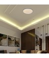 V-Tac 60W LED Deckenleuchte mit Fernbedienung - 3-in-1 CCT, dimmbar, grauer Rand, Designer Domelight