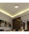 V-Tac 30W/60W/30W LED-Deckenleuchte in Holzoptik - 3-in-1 CCT, Fernbedienung
