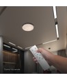 V-Tac 30W/60W/30W LED-Deckenleuchte in Holzoptik - 3-in-1 CCT, Fernbedienung