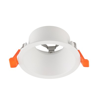 GU10 Einbaustrahler, blendfrei - Rund, Weiß, Deep Anti Glare, ohne Leuchtmittel