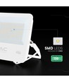 100W LED-Fluter - 135lm/W, IP65, weißes Gehäuse, CREE Chip, 6 Jahre Garantie