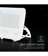 100W LED-Fluter - 135lm/W, IP65, weißes Gehäuse, CREE Chip, 6 Jahre Garantie