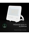 100W LED-Fluter - 135lm/W, IP65, weißes Gehäuse, CREE Chip, 6 Jahre Garantie
