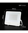 200W LED-Fluter - 135lm/W, IP65, weißes Gehäuse, Cree-Chip, 6 Jahre Garantie
