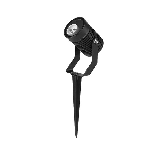 GU10 Gartenstrahler mit Erdspieß - Schwarz, Aluminium, IP65 Außen, ohne Leuchtmittel