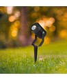 GU10 Gartenstrahler mit Erdspieß - Schwarz, Aluminium, IP65 Außen, ohne Leuchtmittel