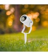 GU10 Gartenstrahler mit Erdspieß - Weiß, Aluminium, IP65, ohne Leuchtmittel