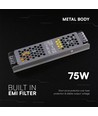 75W / 24V DC Slim Netzteil für LED-Strips - 3,1A, IP20