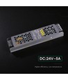120W / 24V DC Slim Netzteil für LED-Strips - 5A, IP20