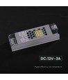 36W / 12V DC Slim Netzteil für LED-Strips - 3A, IP20