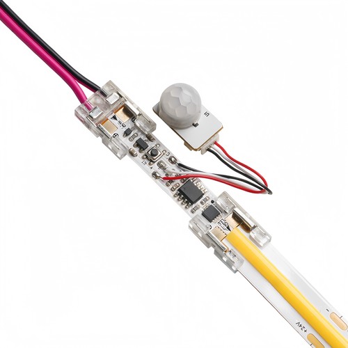 PIR-Sensor für Aluprofil - Passend für 10mm Strip, 12V (60W), 24V (120W)