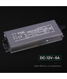 60W / 12V DC Netzteil - 5A, IP67 wasserdicht