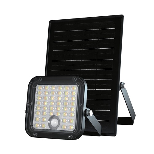 30W Solara CCT LED-Fluter mit Solarpanel - IP65, Fernbedienung
