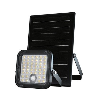 30W Solara CCT LED-Fluter mit Solarpanel - IP65, Fernbedienung
