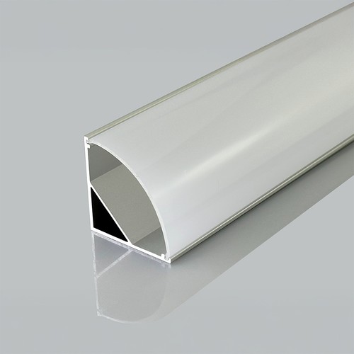 2m Eckprofil in Silber für LED-Strips - Inkl. Abdeckung