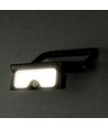 7W LED Solar-Flutlicht mit PIR-Sensor - 3.7V, Schwarz, 3-in-1 CCT