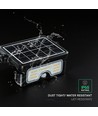 7W LED Solar-Flutlicht mit PIR-Sensor - 3.7V, Schwarz, 3-in-1 CCT