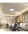 V-Tac 40W LED Deckenleuchte mit Fernbedienung - 3-in-1 CCT, dimmbar, Holz-Finish, Designer Domelight