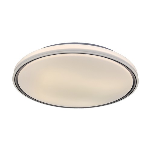 60W LED Designer Deckenleuchte mit Fernbedienung - 3-in-1 CCT, dimmbar, schwarzer Ring, inkl. Leuchtmittel