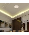 V-Tac 30W/60W/30W Designer Deckenleuchte mit Fernbedienung - 3-in-1, dimmbar, brauner Ring, inkl. Leuchtmittel