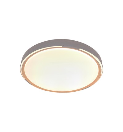V-Tac LED-Deckenleuchte 30W/60W/30W - 3-in-1 CCT, dimmbar, Holz-Finish, inkl. Fernbedienung
