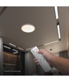 V-Tac LED-Deckenleuchte 30W/60W/30W - 3-in-1 CCT, dimmbar, Holz-Finish, inkl. Fernbedienung