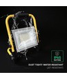 50W LED Arbeitsleuchte mit L-Stativ - CREE Chip, 3m Kabel, IP65, 6500K, schwarzes Gehäuse