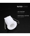 Kompakter Infrarot-Bewegungsmelder - Weiß, IP20, max. 400W LED